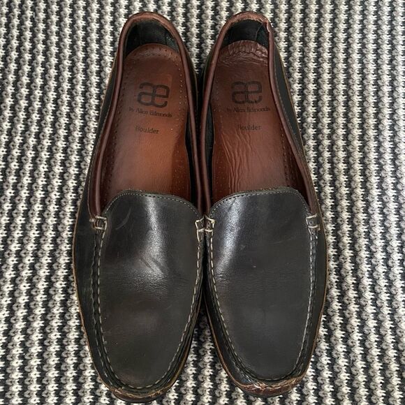 Allen Edmonds Boulder Black Slip On Loafers Men's size 10 1/2 - Picture 3 of 11